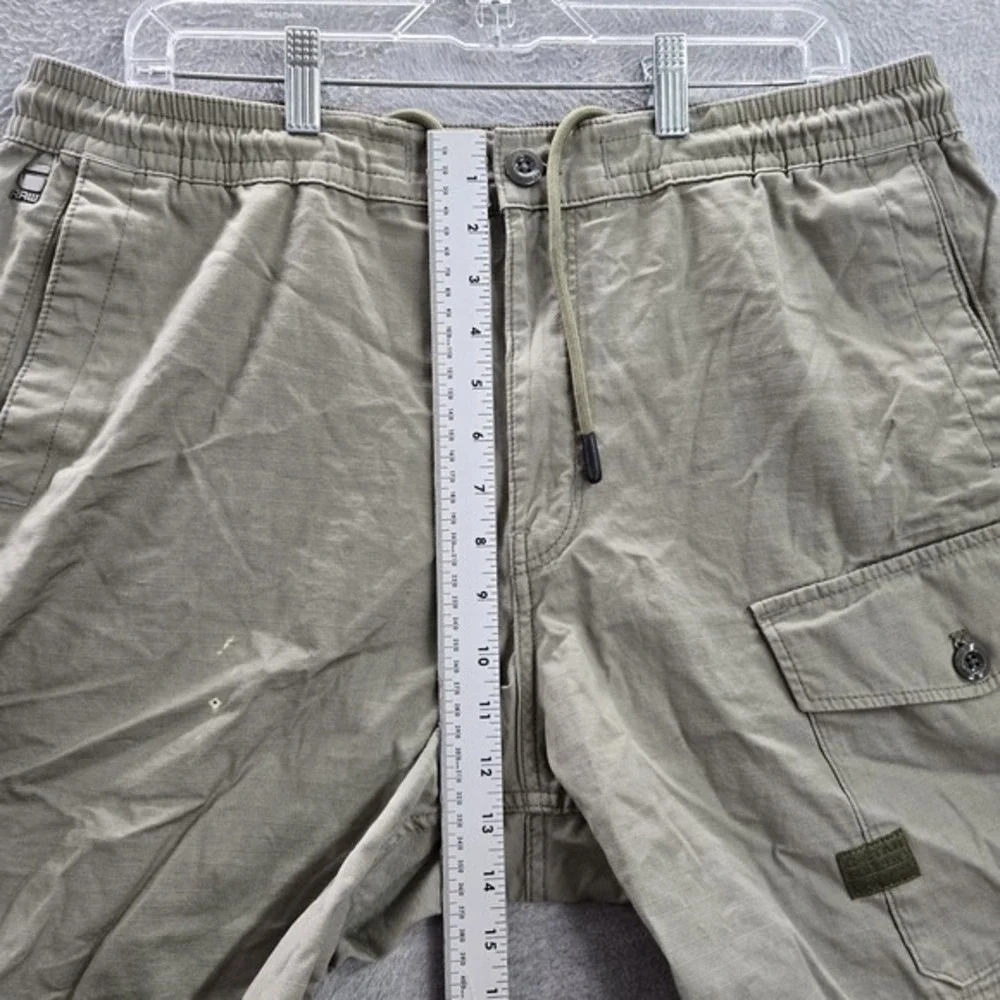 G-Star Raw Men Shorts‎ 36 Green Cargo SPORT TRAINER SHORT Logo READ